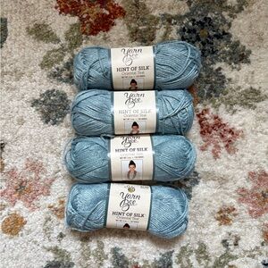 Yarn Bee Hint of Silk Yarn in Oriental Teal